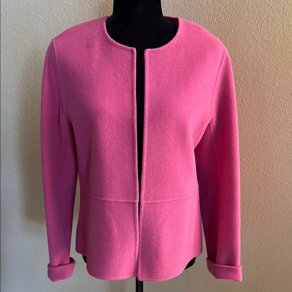 Eileen Fisher Pink Blazer Modern Tailored Design - Picture 1 of 13